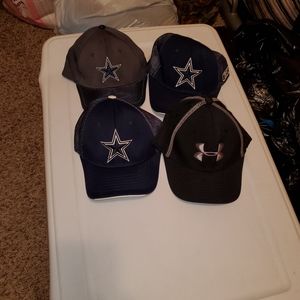 Kids Hats $8 each. 3 Dallas, 1 Under Armor
